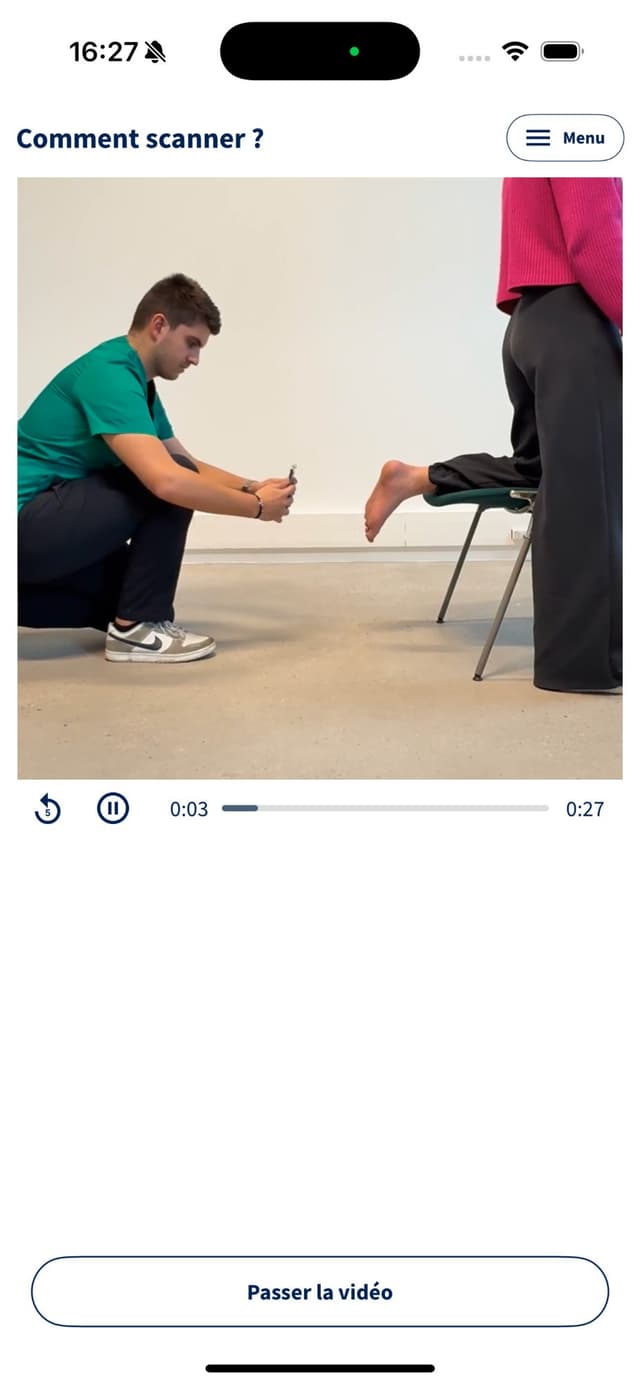 Holistep 360 - Comment scanner