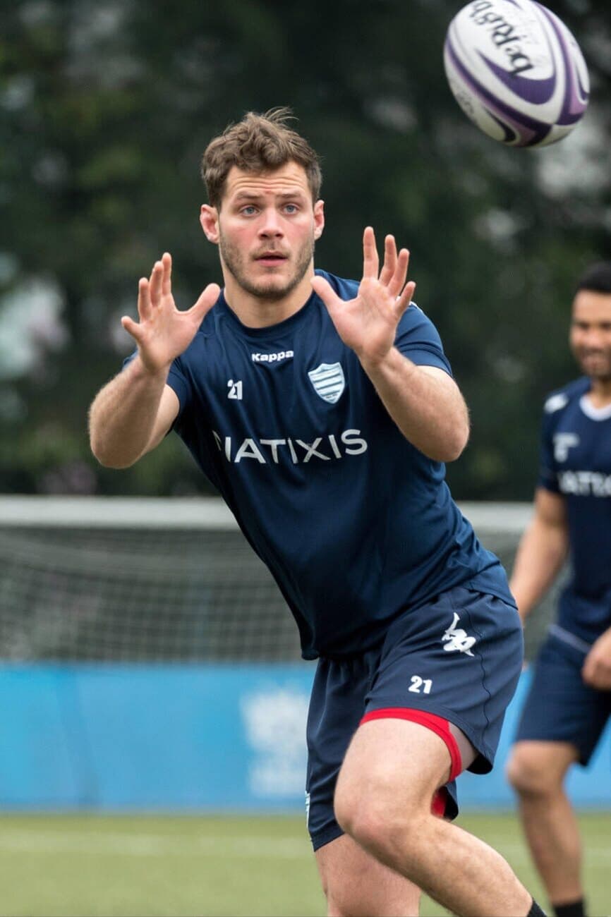 Luc Barba lors de sa carrière de rugbyman professionnel