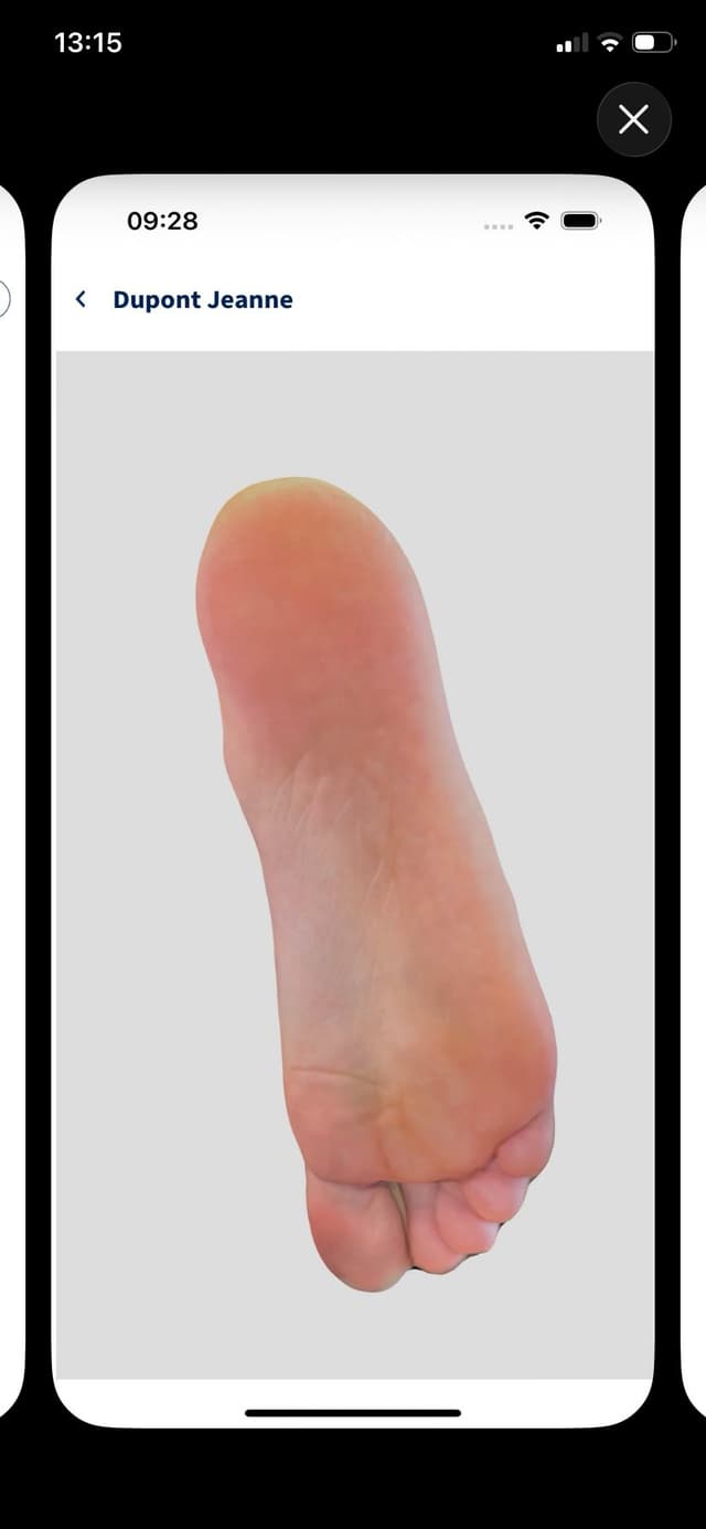 Holistep 360 - Modele 3D du pied